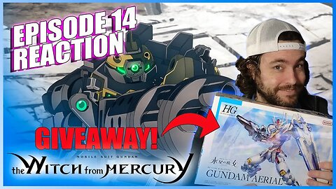 Witch from Mercury EP 14 Reaction [Gundam Reacts + Giveaway!]