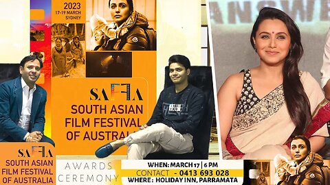 SAFFA 2023 | South Asian Film Festival of Australia | Rani mukherjee