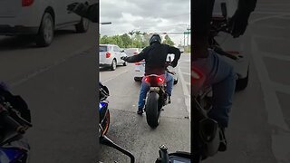 When Riders Get Bored .. Dance Off - #shorts #bikelife #miami