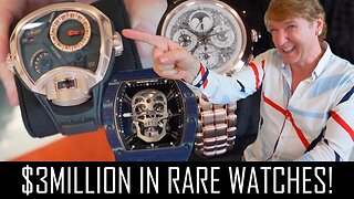 $3MILLION IN RARE LUXURY WATCHES!