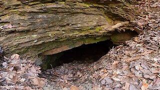 Going Into An Iron Mine We Found In The Woods