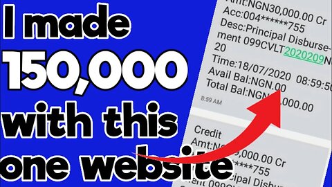 How I made 150,000 naira in Nigeria with one site ( make money online in 2023 )