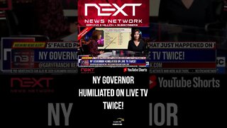 NY Governor HUMILIATED on Live TV Twice! #shorts