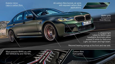[4k] BMW M5 CS ALL official pictures in 4k resolution, Most powerful BMW ever!