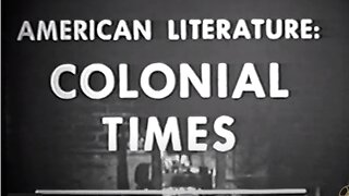 American Literature: Colonial TImes - Puritan Period