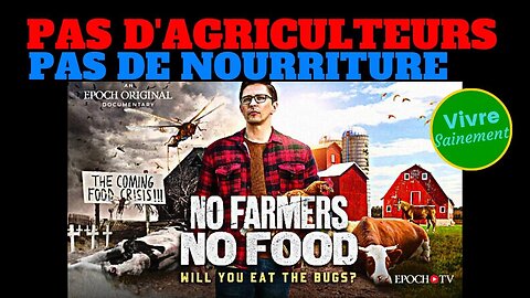 Pas d'agriculteurs, pas de nourriture