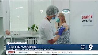 Limited vaccine supply affecting Maricopa and Santa Cruz counties