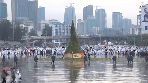 Orthodox Ethiopians Celebrate Annual Meskel Eve Locally Known as Demera