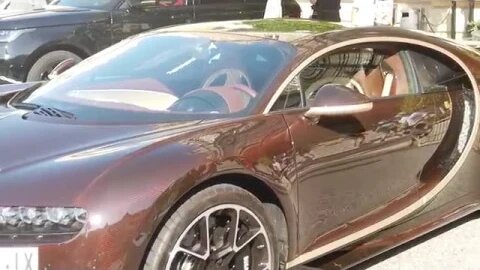Bugatti Chiron Brown Clearcarbon slow motion full HD no sound