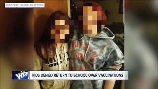 Kids denied return to school over vaccinations