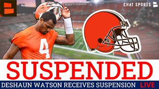 Cleveland Browns News ALERT: Deshaun Watson Suspended 6 Games For 2022