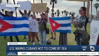 U.S. warns Cubans, Haitians not to come by sea