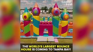 The world's largest bounce house is coming to Tampa Bay | Taste and See Tampa Bay