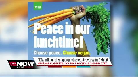 Peta billboard campaign stirs controversy in Detroit