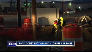 Construction and road closures in Boise