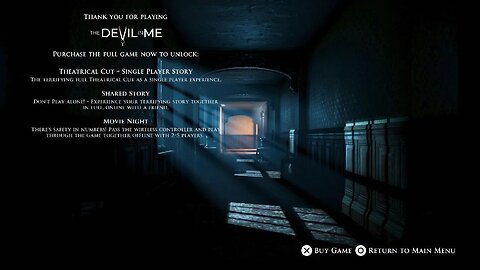 The Dark Pictures Anthology: The Devil in Me Demo