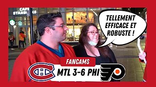 ROMANOV... IL FAIT PEUR ! | MTL 3-6 PHI | FANCAM