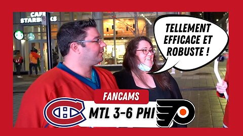 ROMANOV... IL FAIT PEUR ! | MTL 3-6 PHI | FANCAM