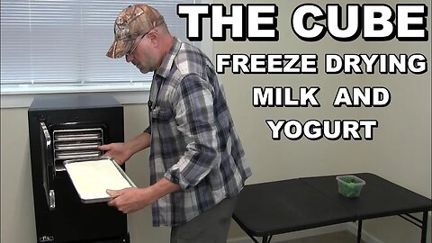 Freeze drying milk and yogurt - using it as a starter