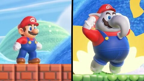 Super Mario Wonder - All Super Mario Bros Power-Ups (So Far)