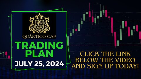 Quantico Cap Trading Plan - 25 July 2024 | Make Money Online Day Trading Nasdaq