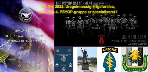 29. Maj 2022. Uregelmæssig krigsførelse, som den 4. PSYOP-gruppe er specialiseret i. (att.ppr)