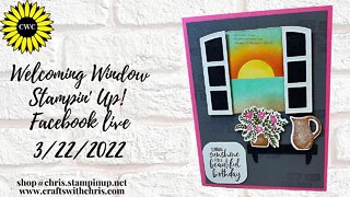 Welcoming Window Stampin" Up! Card