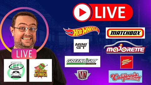 Live Diecast Podcast com Álbum de Miniaturas Hot Wheels e outras Marcas