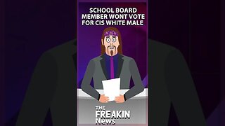 PA School Board Member Says She Wont Vote For Cis White Male For President #shorts