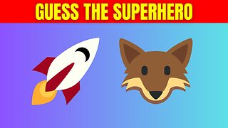 Can You Guess The SUPERHERO By Emojis? | Emoji Challenge 🦸‍♂🤩