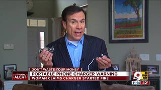 Cheap phone chargers may be sparking fires