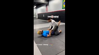 No gi Scissor Sweep