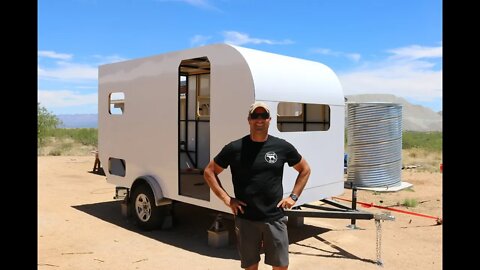 How to Build a DIY Travel Trailer - Aluminum Exterior and more (Part 2)