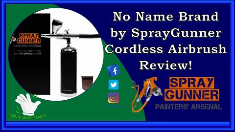 In Depth No Name Brand by SprayGunner Cordless Air Compressor with Airbrush Review