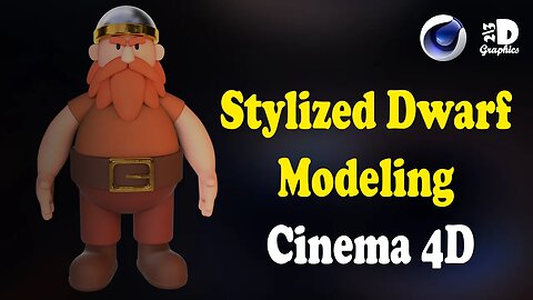 Stylized Dwarf Modeling / Cinema 4D