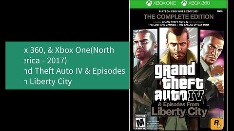 Video Game Covers - Season 4 Episode 26: Grand Theft Auto IV(2008)/EFLC(2009)