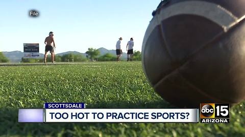 Saguaro high school athletes sick after outdoor practice