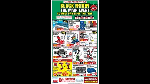 Harbor Freight Black Friday Deals!!