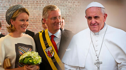 KTF News - Pope meets King Philippe and Queen Mathilde of Belgium