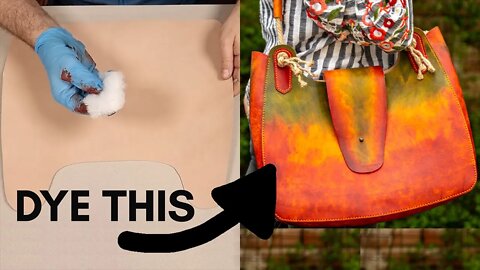 Easy Way to Dye Leather