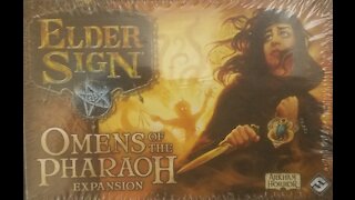 Elder Sign: Omens of the Pharaoh card game Expansion (2017, Fantasy Flight) -- What's Inside