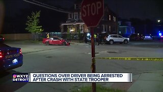 MSP troopers blow through stop sign, arrest driver that ran into them