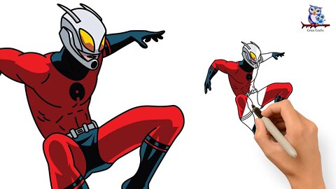 How to Draw Ant-Man Quantomania Marvel - Art Tutorial