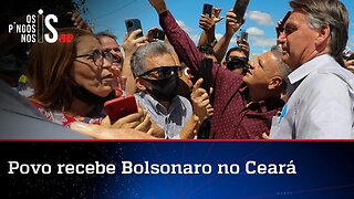 Bolsonaro vai ao Ceará e aparece em vídeo na garupa de moto