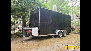 2015 - 7' x 16' Food Concession Trailer | Unused Commercial Mobile Kitchen for Sale in New Jersey