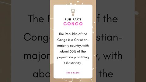 Fun Facts Congo Republic