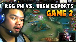 LIGHT TIKTOK PLAYS 😍 OFW Reacts to MPL S-10 Playoffs Day 3 - RSG PH vs. BREN ESPORTS Game 2