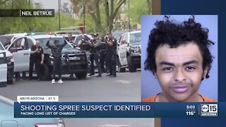 19-year-old facing 1st degree murder, other charges in shooting spree