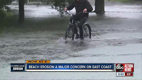 Beach erosion a major concern on Florida's east coast