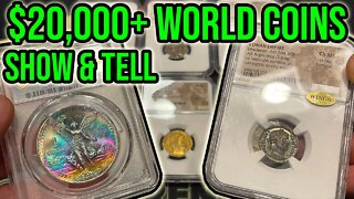 $20,000+ World & Ancient Crazy Coin Collection Unboxing & Walkthrough: Incredible Material